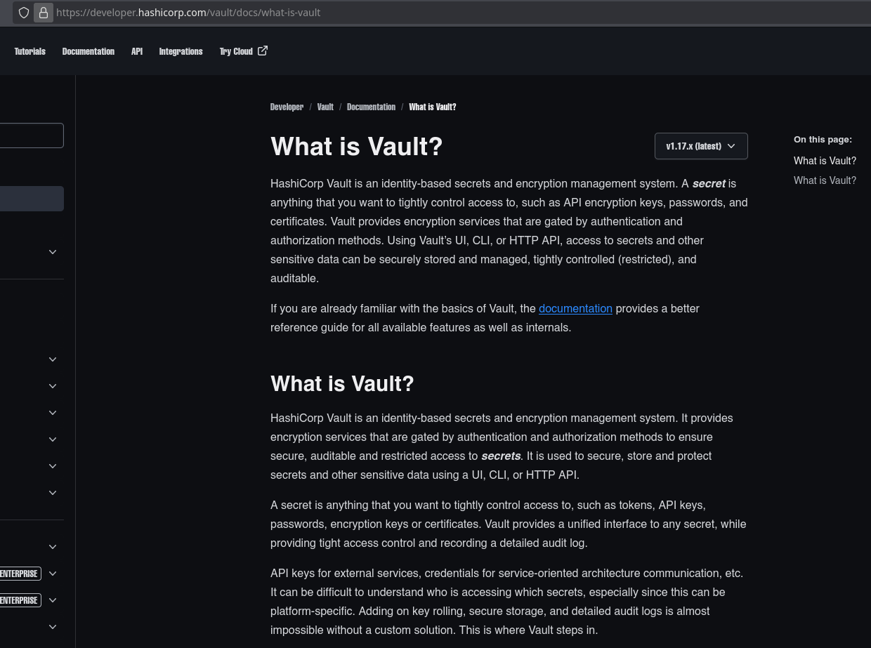 what is vault